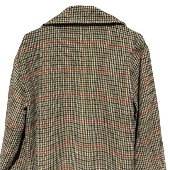 Fashion Nova Warm Up To Me Trench Coat - Taupe/Burgundy - Picture 9 of 10